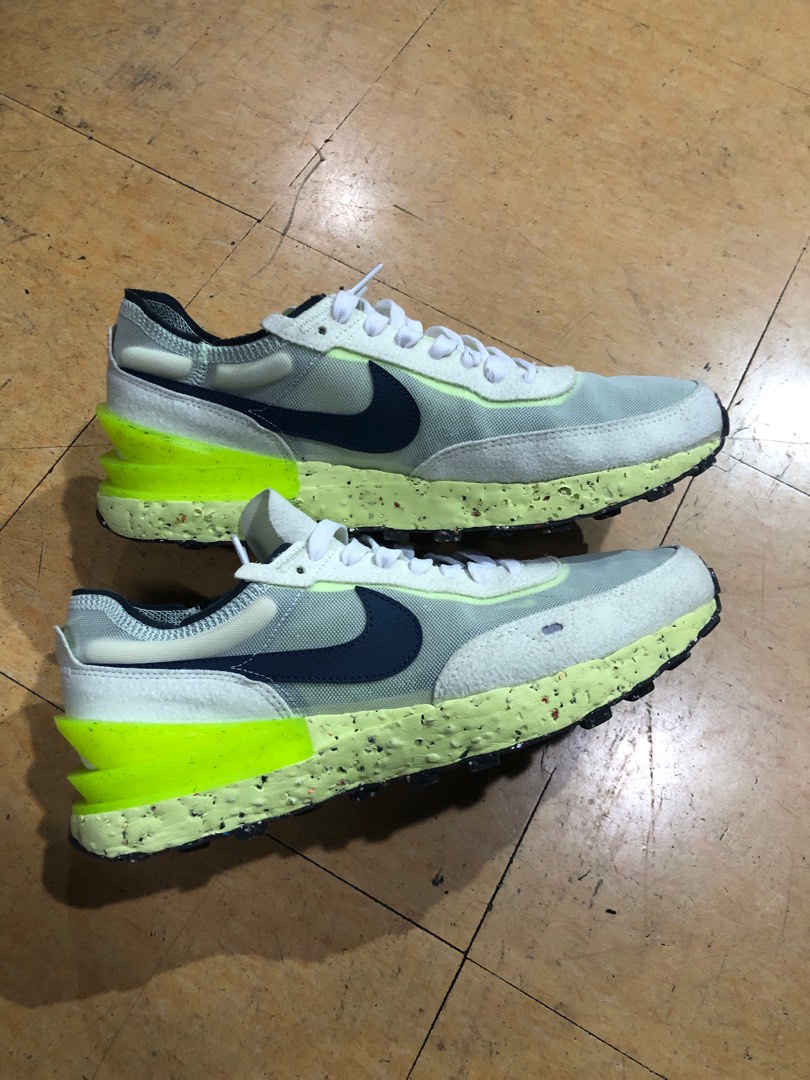 Nike Waffle One Crater Lime Ice Mens Shoes(27.5 cm) on Carousell