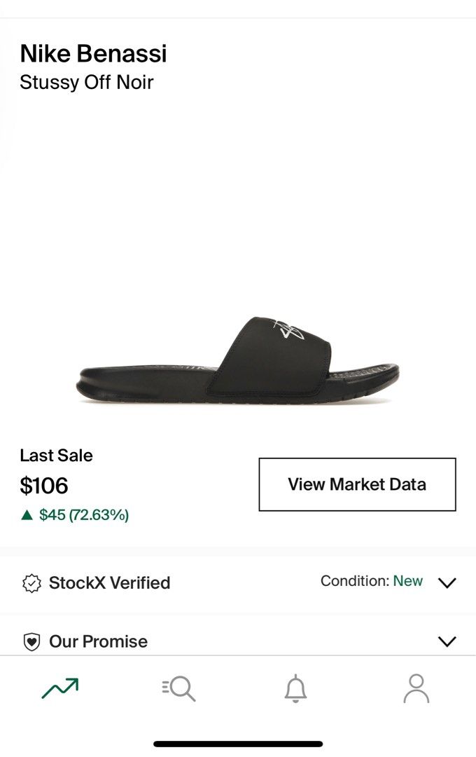 WTT WTS NIKE X STUSSY SLIDES Men s Fashion Footwear Flipflops