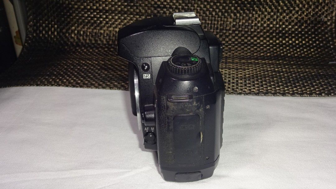 nikon D70 DSLR camera body only (Category: Cameras) located in Paranaque City. Submitted by kutoi.ancheta (Listing ID 1240029720, Image 3). Description: nikon D70 DSLR camera body only Nikon f mount ₱2000 condition: manual only! Broken mounting lock! Auto Focus not functioning! Working previously! Untested today! Buy at your own risk! No charger! No CF card! No batteries! Lens compatibility is buyer's responsibility! cons / issues ✖️dust specks i