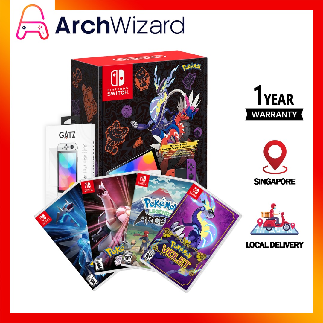 Nintendo Switch OLED Pokemon Bundle Switch OLED Pokemon Violet and