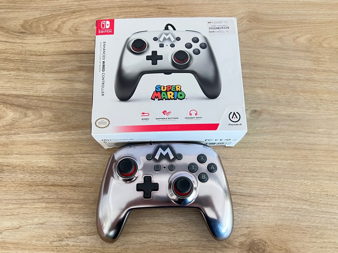 Power a super shop mario switch controller