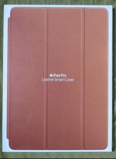 Original Apple Genuine Leather Smart Cover for Apple iPad Pro 10.5 / iPad Air 3rd gen 10.5 / iPad 7/8/9th gen - Saddle Brown