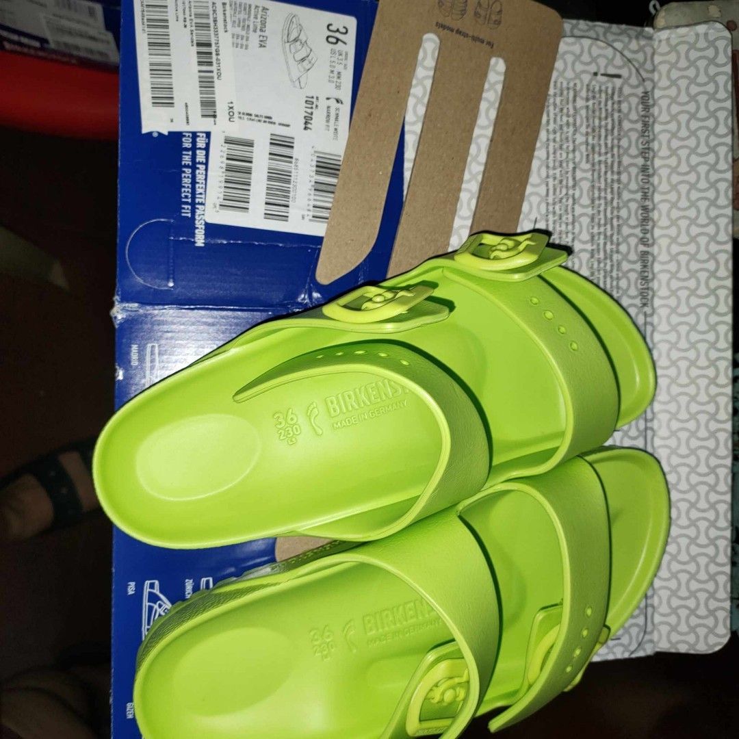 ORIGINAL! BIRKENSTOCK Arizona Eva Active Lime on Carousell