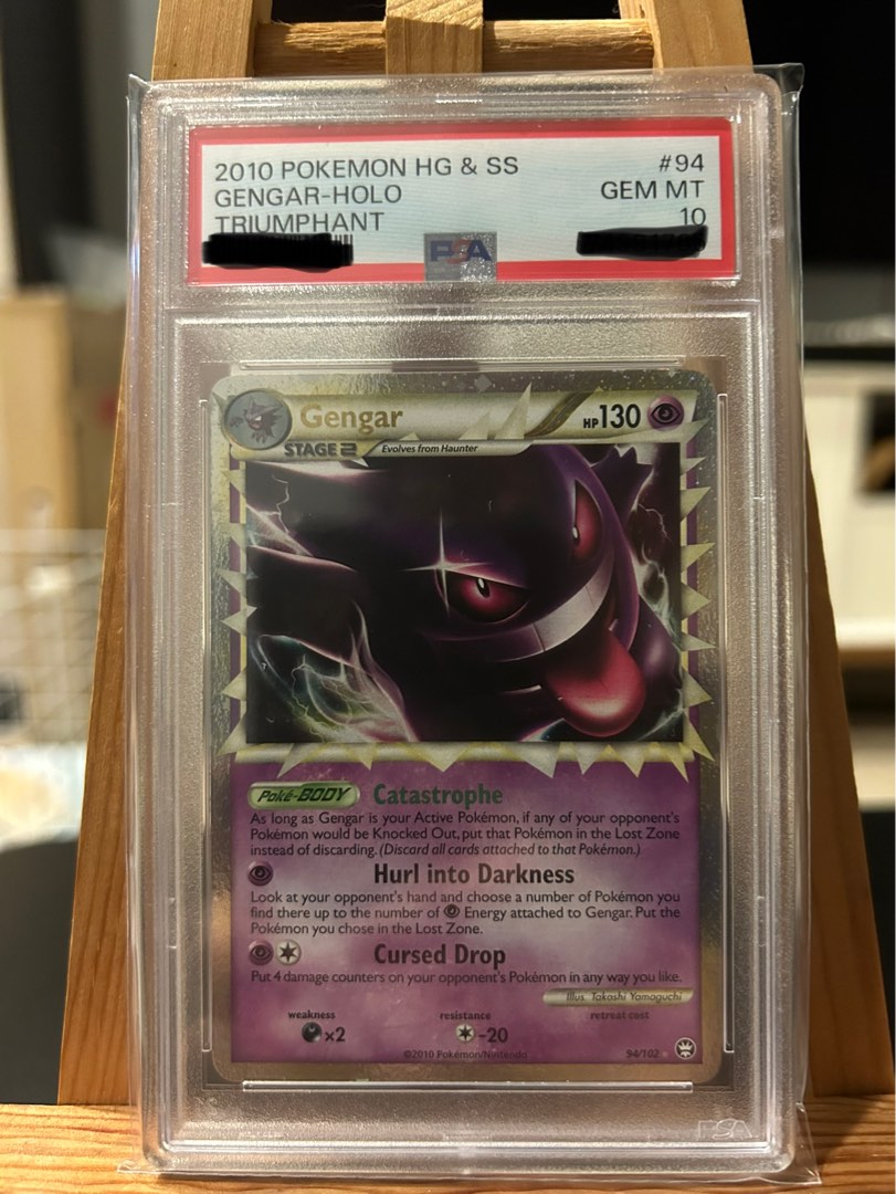 PSA 10 #20 Gengar Vmax Alternate Art Jap Pokémon Slab, Hobbies