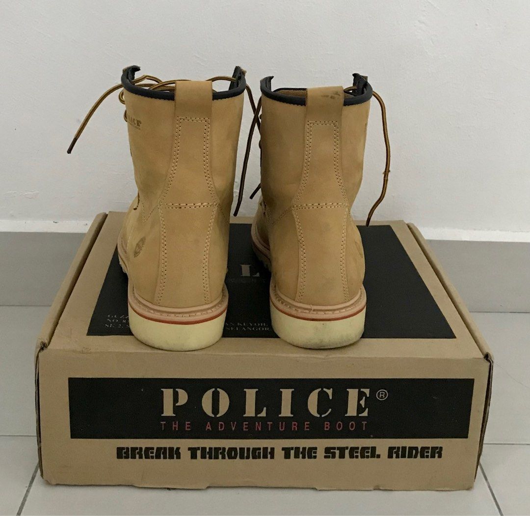 Police the adventure boots clearance