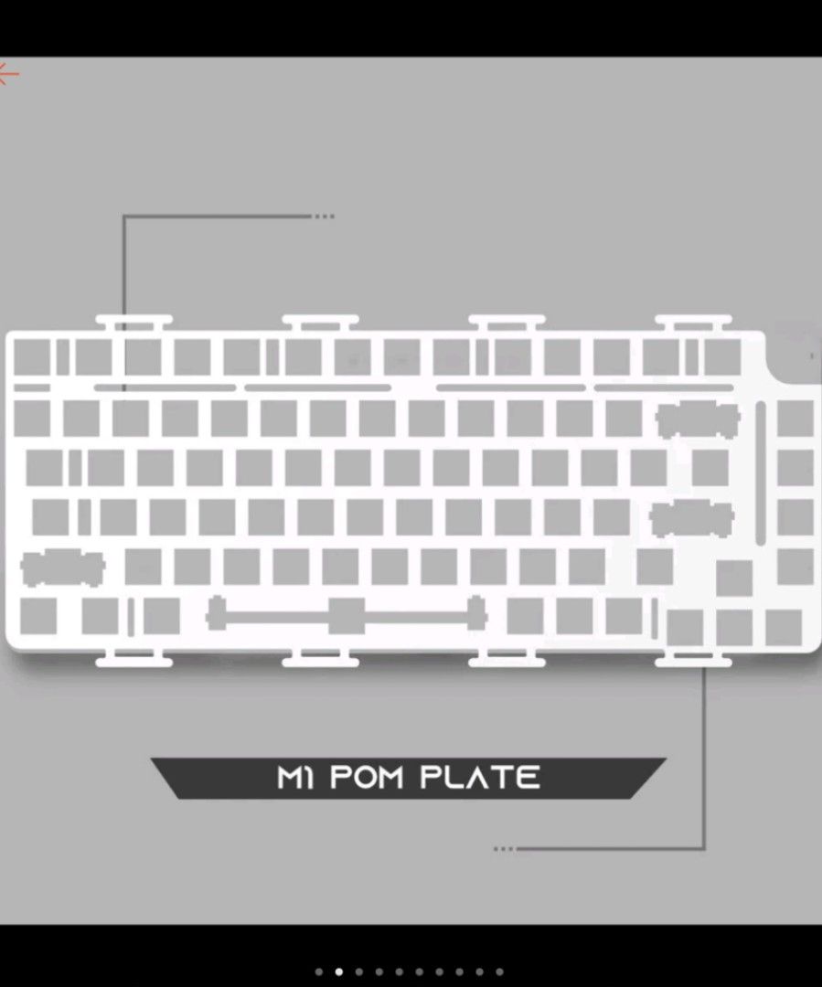 POM Plate for Monsgeek M1, Computers & Tech, Parts & Accessories ...