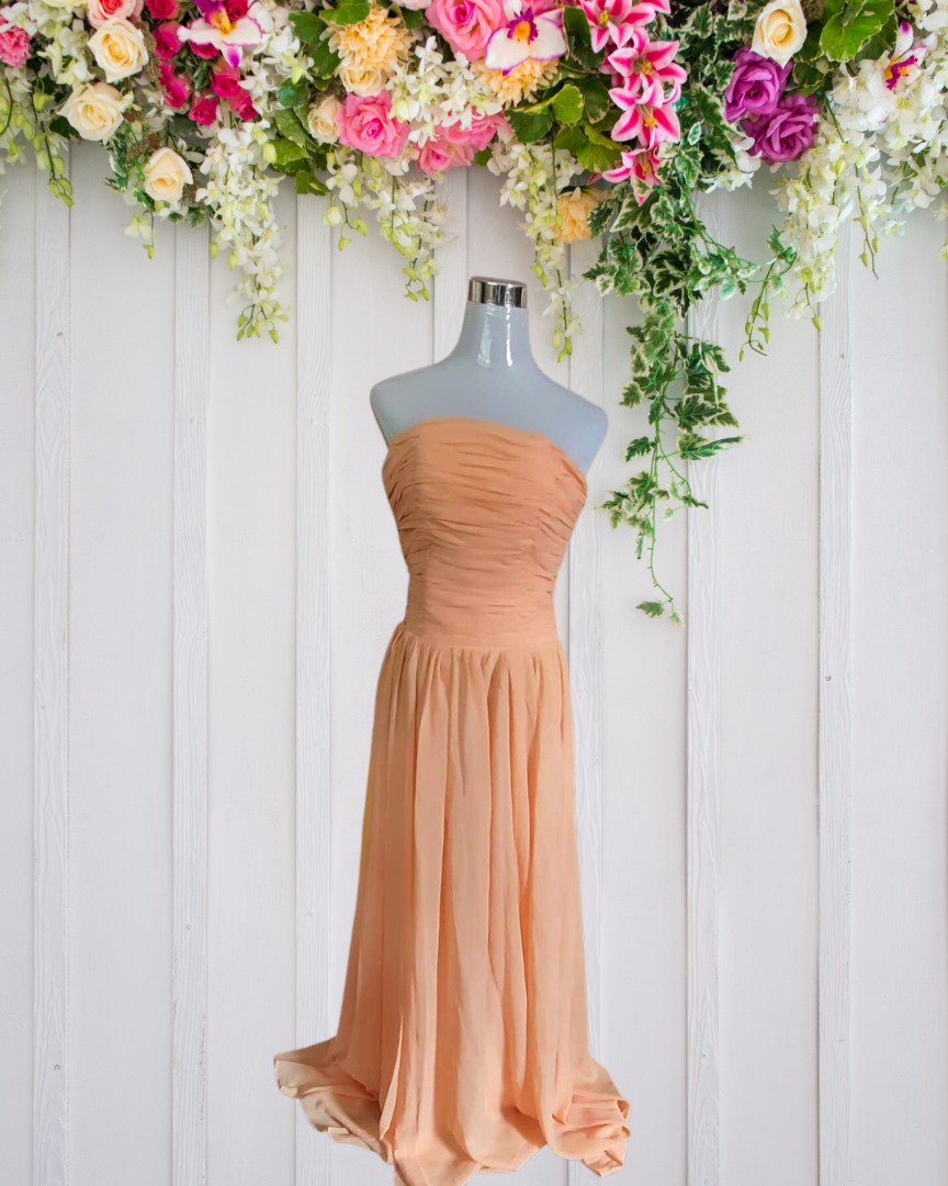 Pomelo peach gown sales