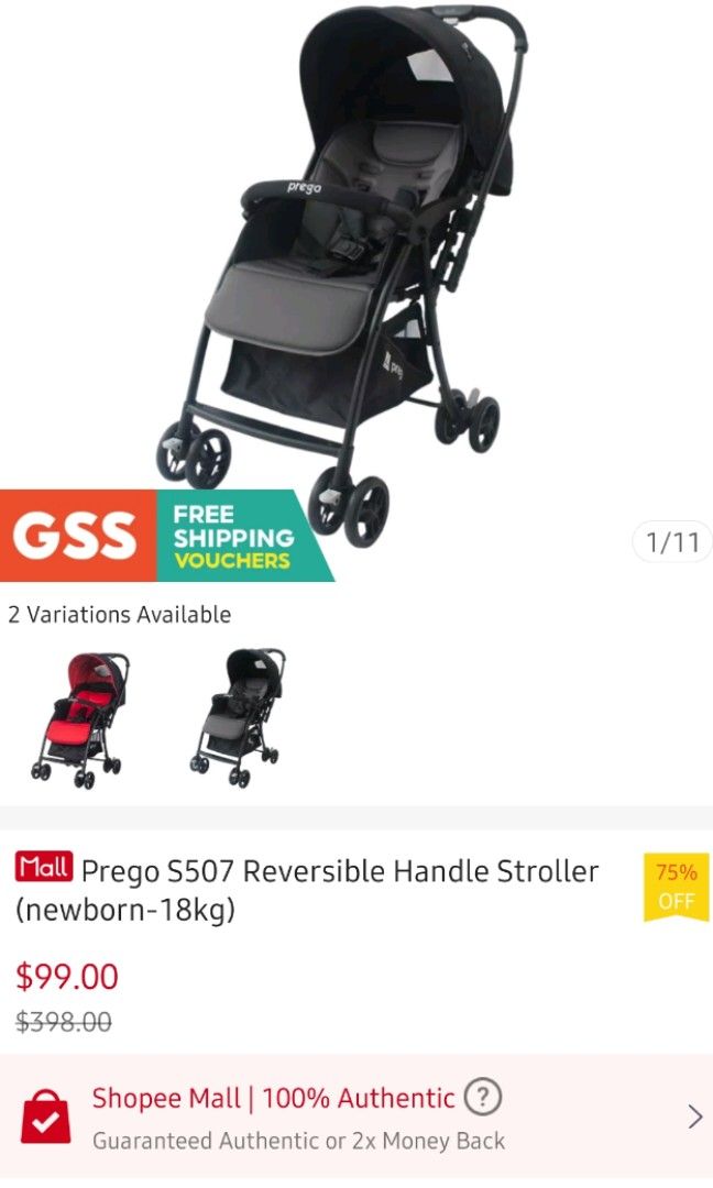 Prego stroller s507 hotsell