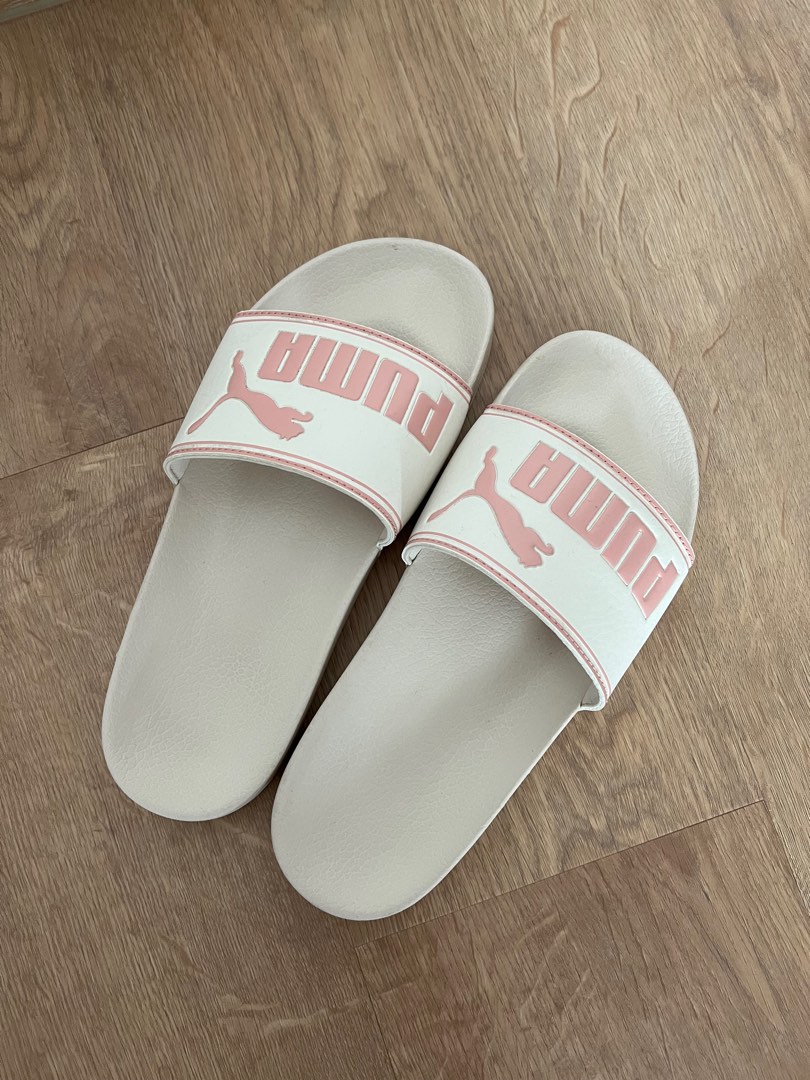 Puma sliders shop pink