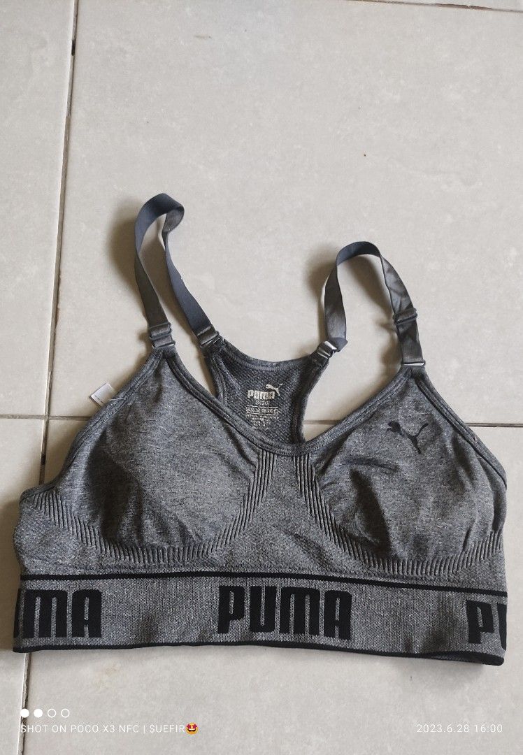 Puma sport bra, Women's Fashion, Activewear on Carousell
