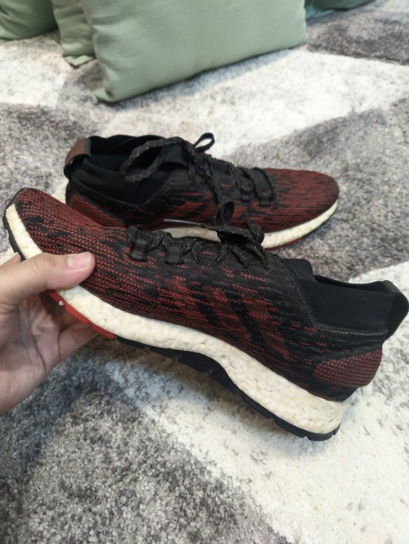 Adidas pureboost rbl deals black scarlet