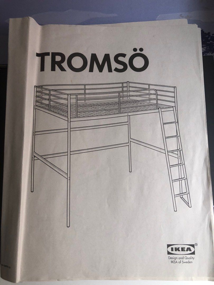 Rare IKEA Double Loft Bed, 傢俬＆家居, 傢俬, 床架及床褥 Carousell