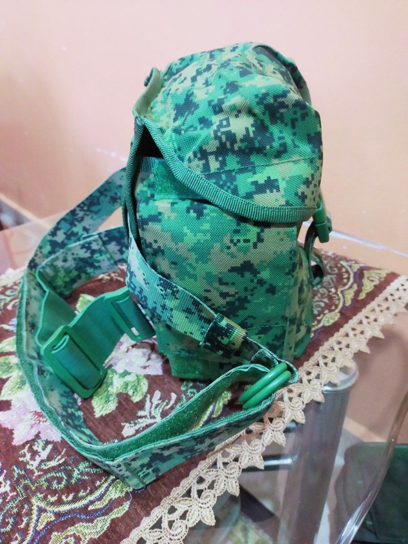 SAF Singapore army gas mask pouch, Men's Fashion, Bags, Backpacks on Carousell