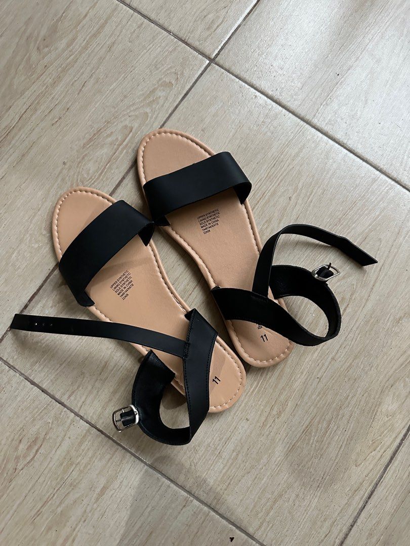 Sandals size 11 Black and Brown Women s Fashion Footwear Flats