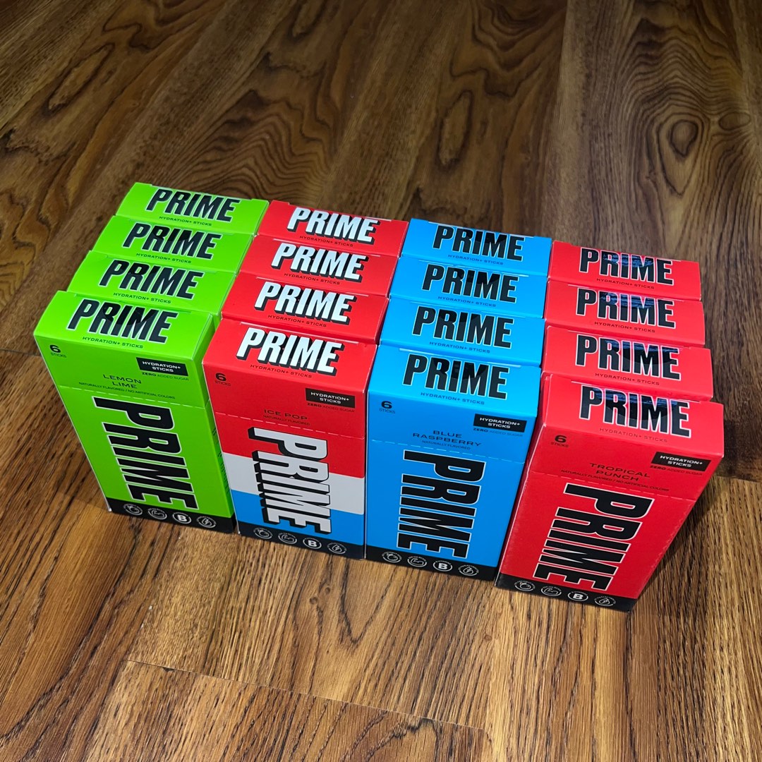 SEALED BOX Prime Hydration Stick by KSI and Logan Paul, Food & Drinks