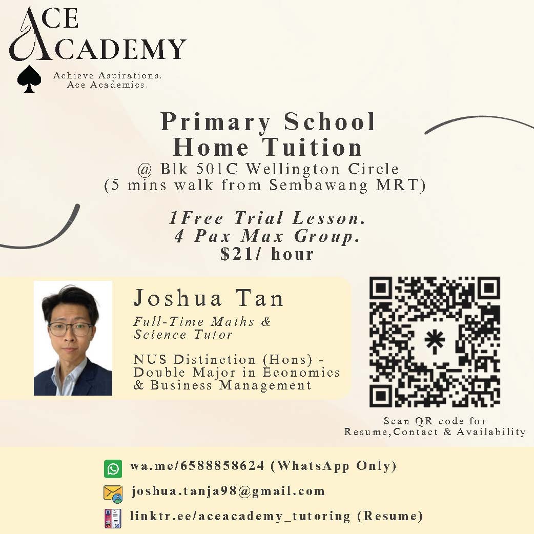[Sembawang] Primary 5 \u0026 6 Maths Group Tuition, Learning \u0026 Enrichment, Enrichment \u0026 Tuition on ...