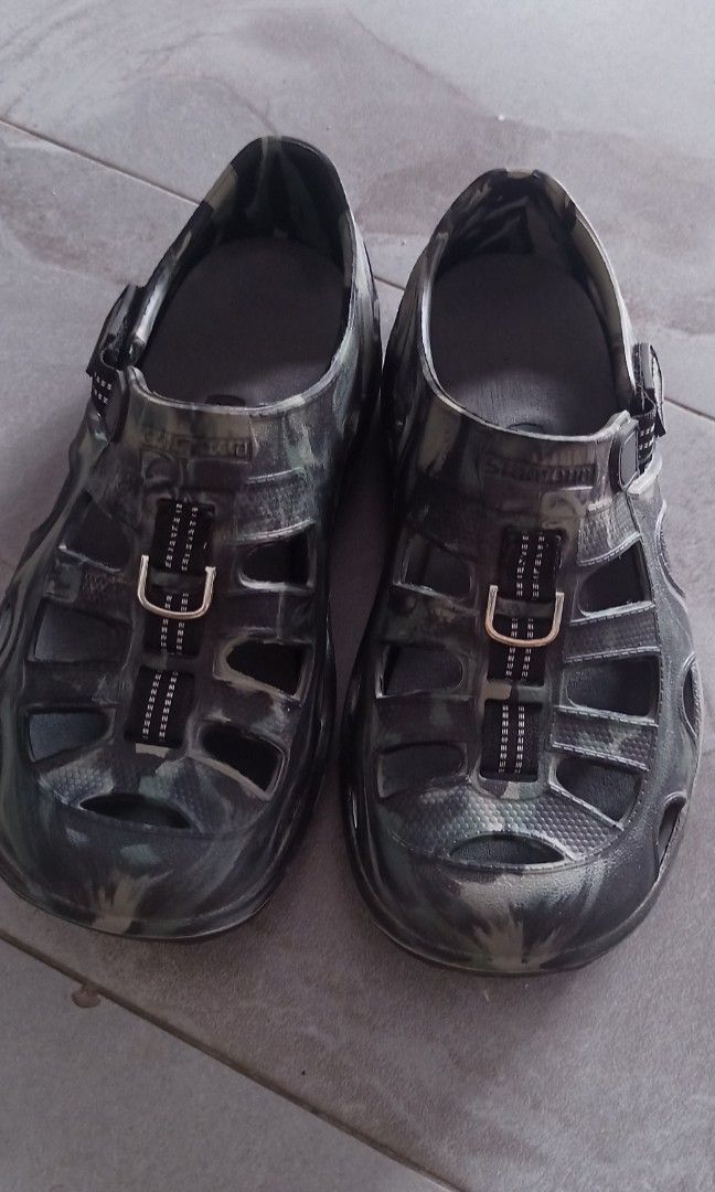  SHIMANO Evair Marine Fishing Shoes; Size 08; Gray