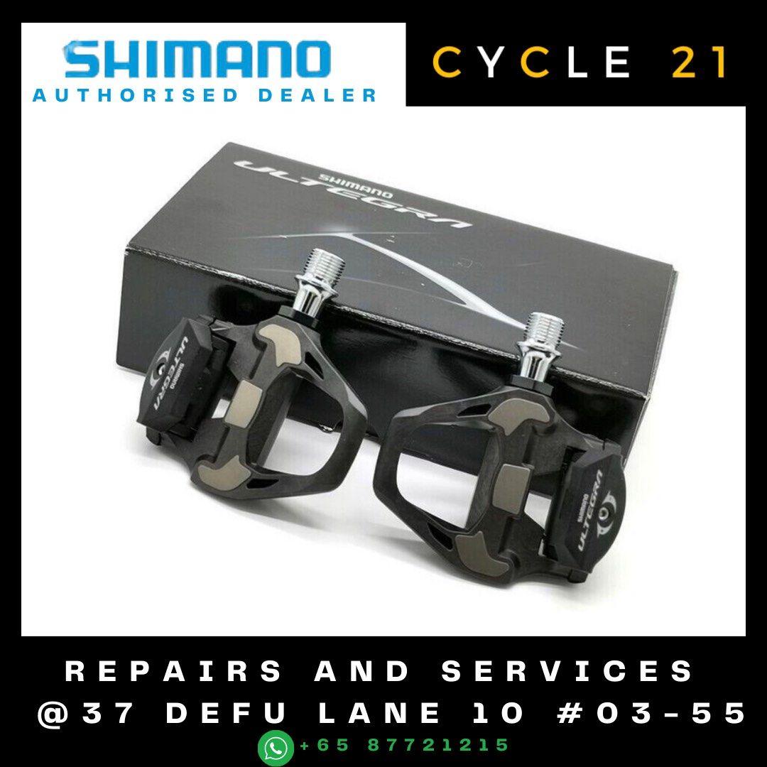 Shimano Ultegra R8000 Carbon SPD SL Pedals Sports Equipment Bicycles Parts Parts Accessories on Carousell