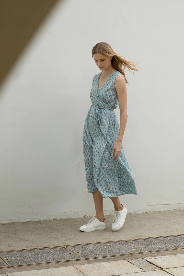 Sienna Wrap Dress sage, Women's Fashion, Dresses & Sets, Dresses on ...