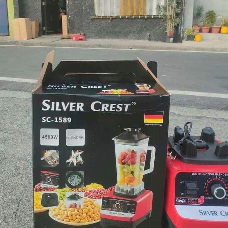 Silver Crest Blender (Category: Juicers, Blenders & Grinders) located in Manila. Submitted by zainabonlineshop (Listing ID 1240045444, Image 2). Description: SILVER CREST BLENDER‼️ Brand-New Items! Available on Hand! Direct from Warehouse! Legit Seller | Distributor! Good Quality, Affordable Price! 💯 📍 LOCATION: MARIKINA CITY 🏡 Accepting walk-in clients 🛒 Discounts will be given for bulk orders 🏍️ Yes to same-day-delivery (SF c/o Client) 💵 