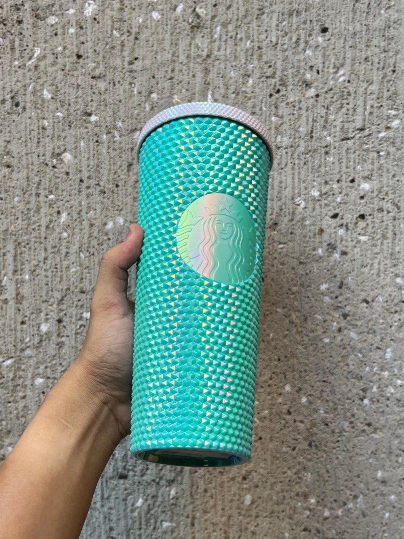 Starbucks Tiffany Blue Bling Cup 24oz [LIMITED EDITION] on Carousell