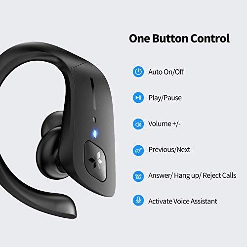 Axloie Wireless Earbuds Sport Bluetooth 5.0 Headphones True Wireless Deep Bass in Ear Mini Stereo IPX7 Waterproof 25H Playtime Wireless Earphones
