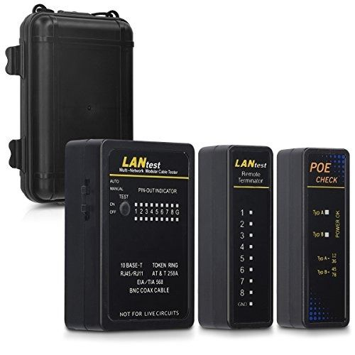 [Stockist.SG] kwmobile Network Cable Tester w/PoE - LAN, Ethernet ...