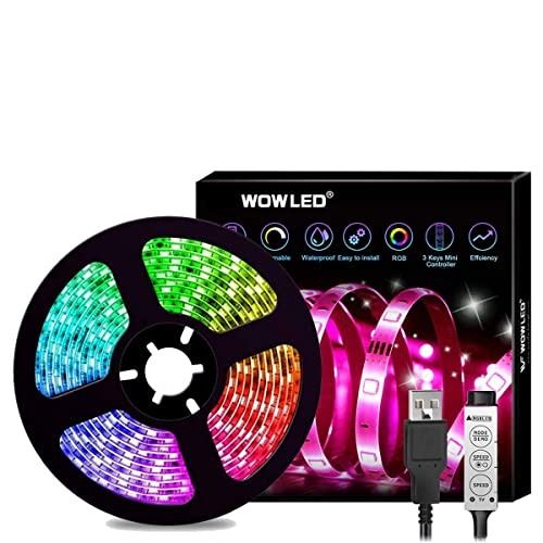 Wowled light strips top