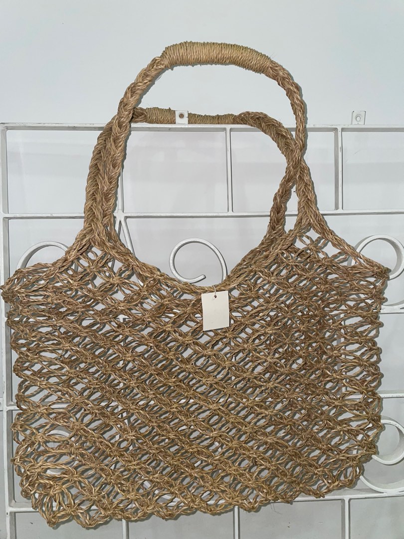 Woven Straw Woven Bag Women's Large Capacity 2025 New Arrival Easiest for Match Seaside Shoulder Bag Beach Vacation Commuter Tote main image 0
