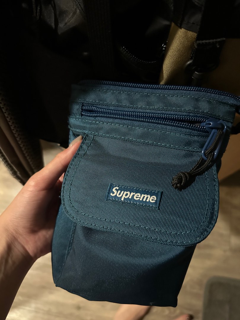 supreme shoulder Bag 水色-