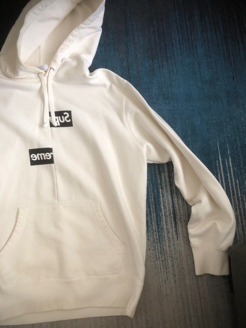 Supreme cdg split box logo hoodie sales
