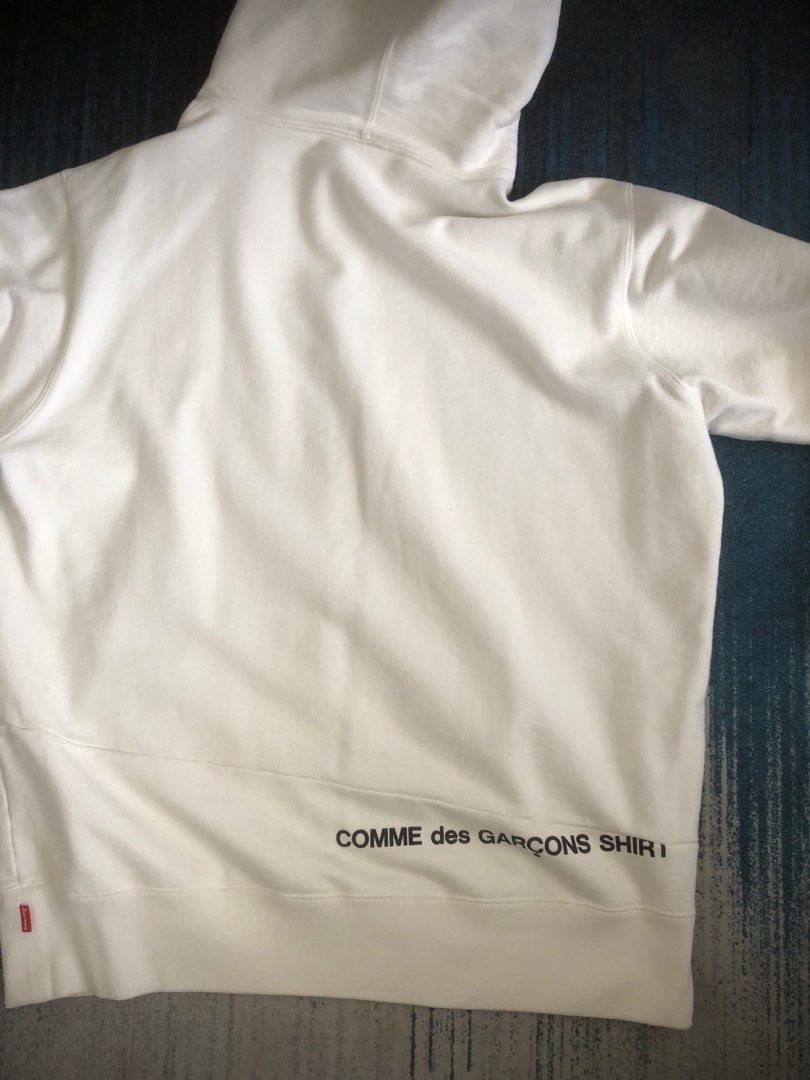 supreme cdg split box hoodie Men s Fashion Activewear on Carousell