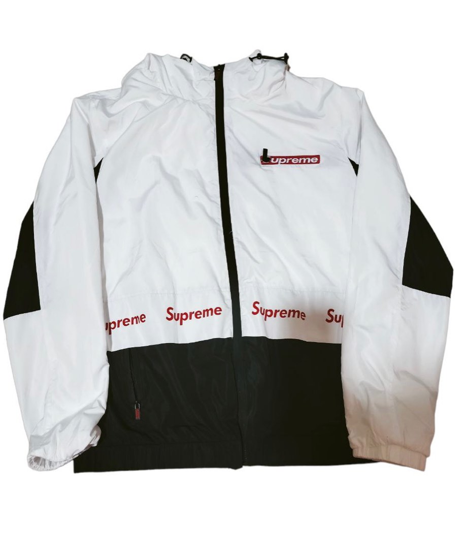 Supreme top windbreaker white