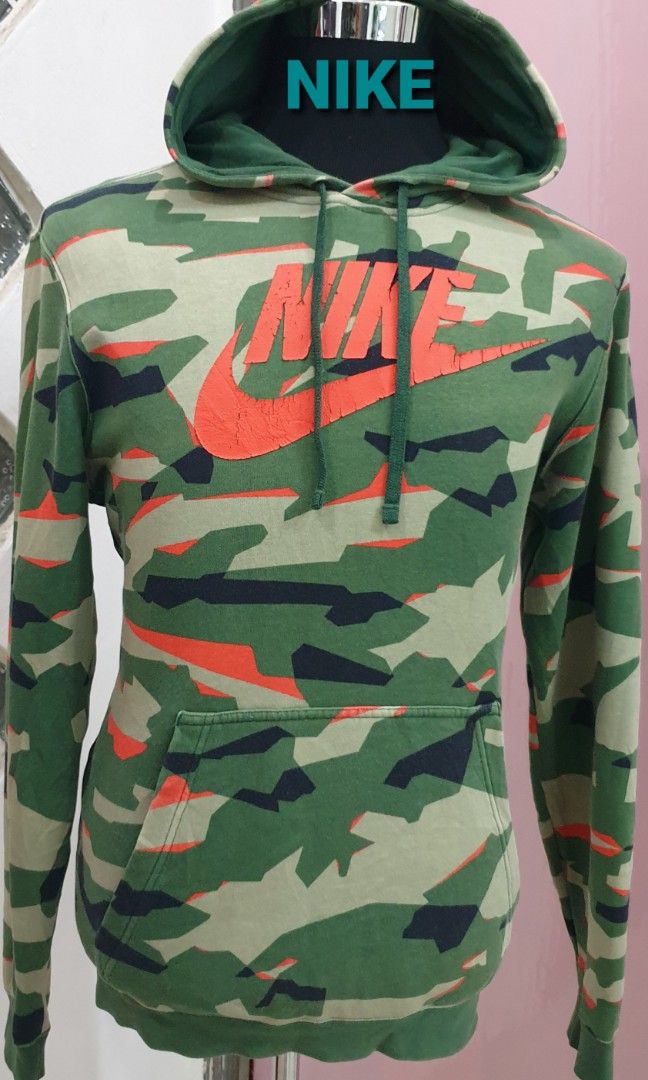 Sweater hoodie nike camo