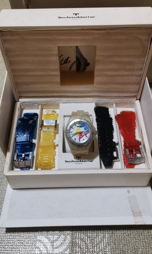 Techomarine Watch Willie Revillame Edition (Category: Luxury Watches) located in Quezon City. Submitted by yssadoraa (Listing ID 1239971660, Image 3). Description: For Sale‼️ Technomarine Watch Willie Revillame Edition Price: 12,000k with box and strap PM FOR INTERESTED..