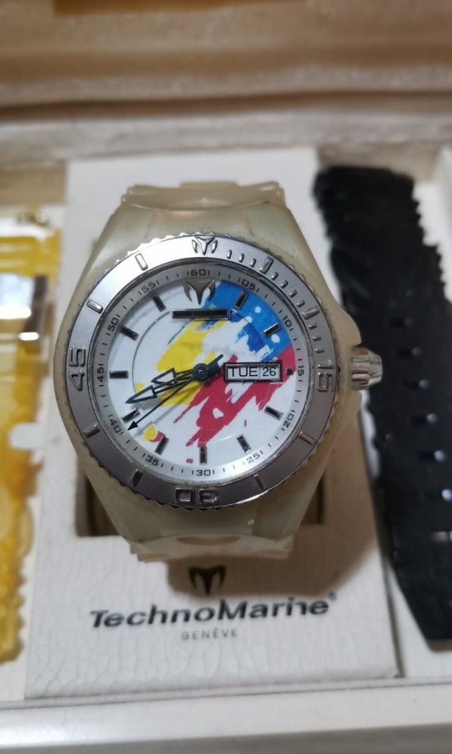 Techomarine Watch Willie Revillame Edition (Category: Luxury Watches) located in Quezon City. Submitted by yssadoraa (Listing ID 1239971660, Image 1). Description: For Sale‼️ Technomarine Watch Willie Revillame Edition Price: 12,000k with box and strap PM FOR INTERESTED..