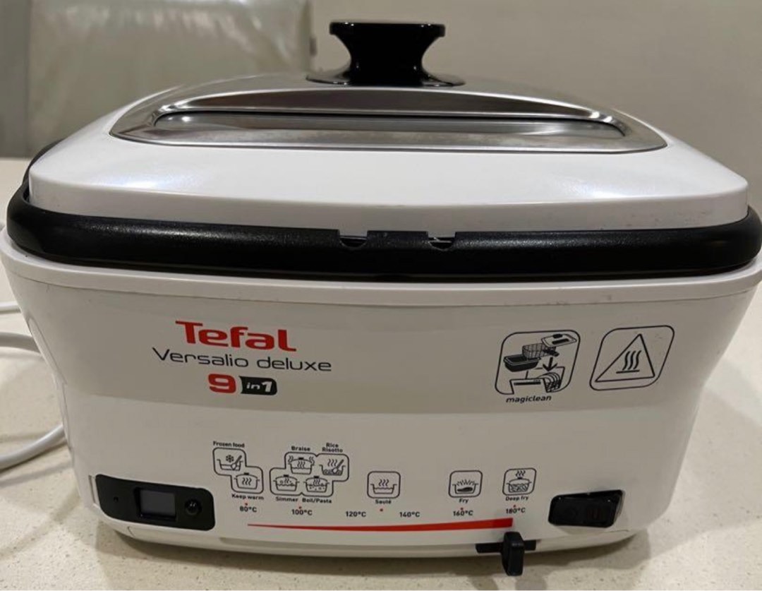 Tefal Versalio Deluxe Deluxe 9 in 1 Deep Fryer, TV & Home Appliances