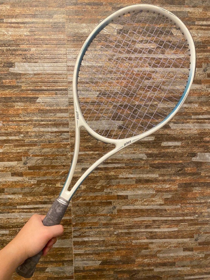 White Prince Racket Tennis Racket - Prince Brand, Sports Equipment, Sports & Games, Racket ...