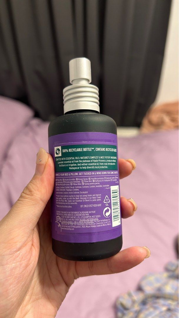 The body shop pillow mist, Beauty & Personal Care, Bath & Body, Body