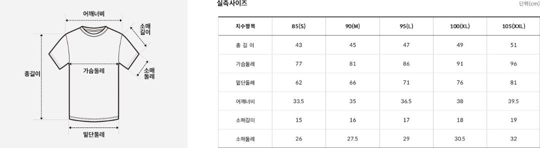 The north face t shirt size chart 2025