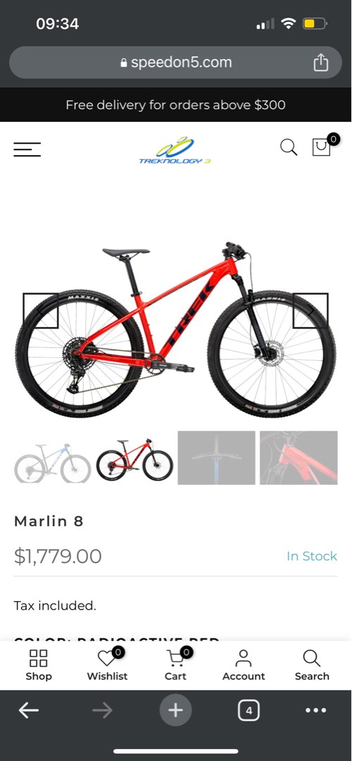 Trek Marlin 8 LN price reduced