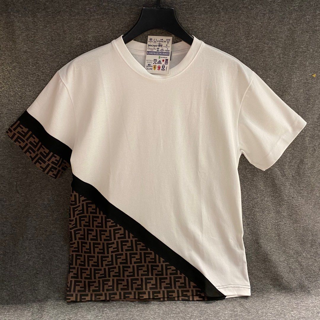 Baju Magliette Fendi Jual Men's FENDI Shirt FW21 Mesh Pocket