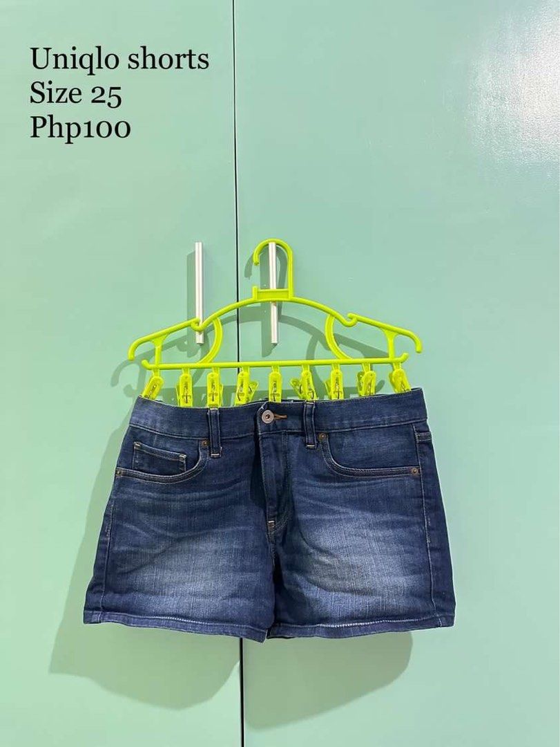 Uniqlo denim shorts Women s Fashion Bottoms Shorts on Carousell