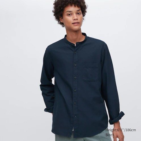 chinese collar uniqlo