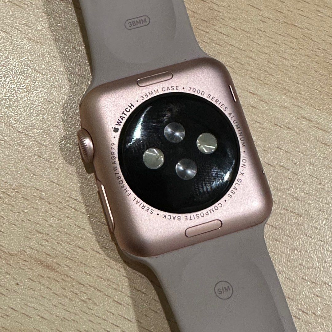 USED Apple Watch Series 1 38mm Rose Gold Aluminium with Pink Sand Sport Brand