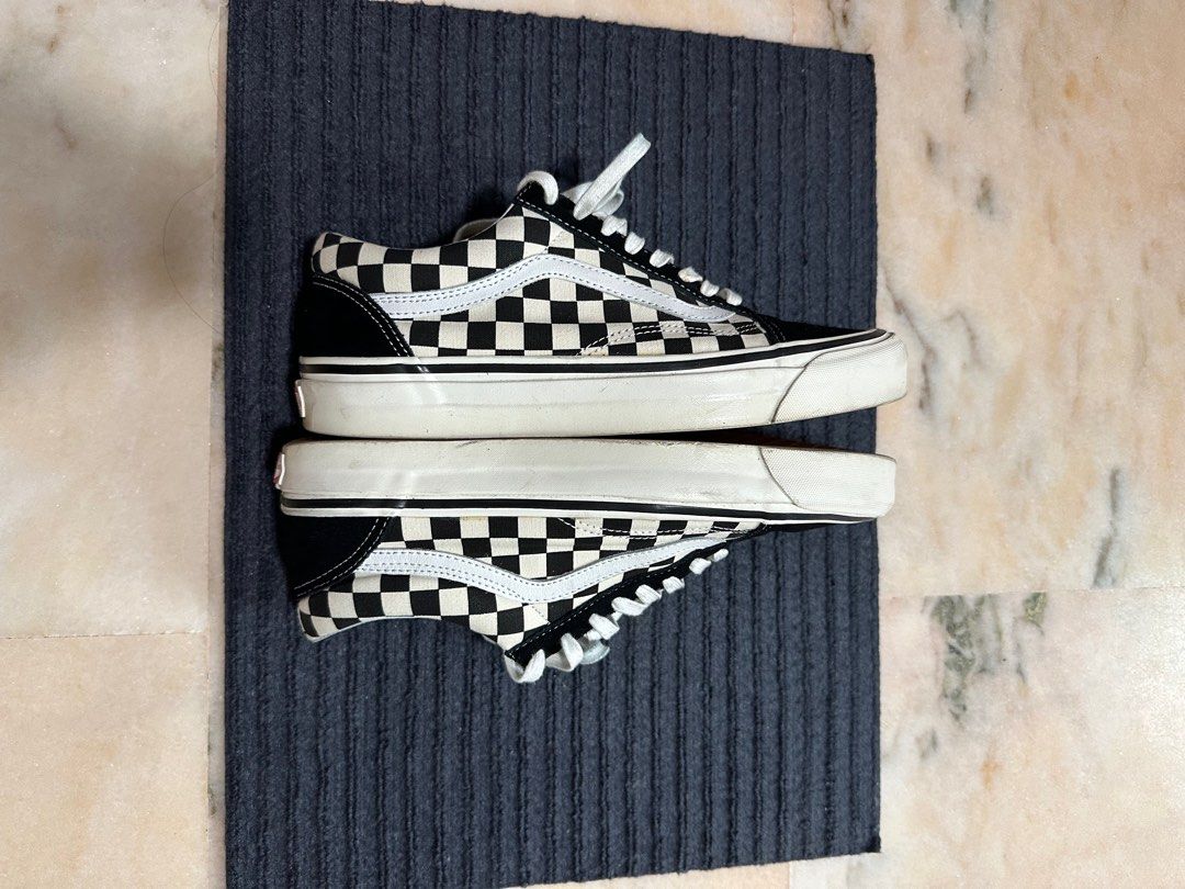 Vans old skool 36 dx anaheim factory black check 2025