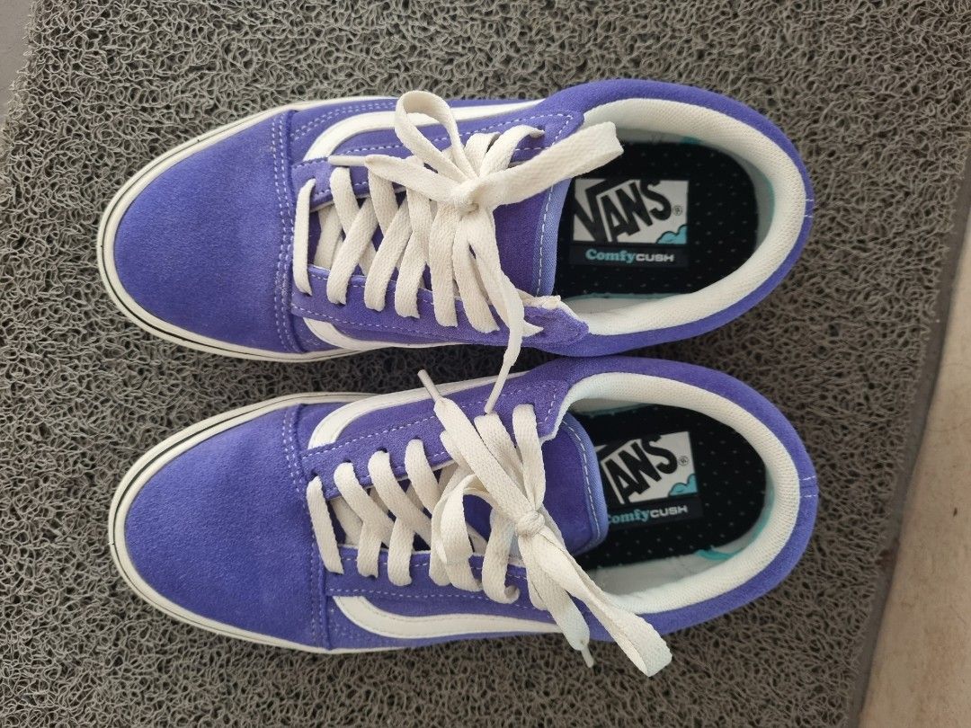 Purple clearance blue vans