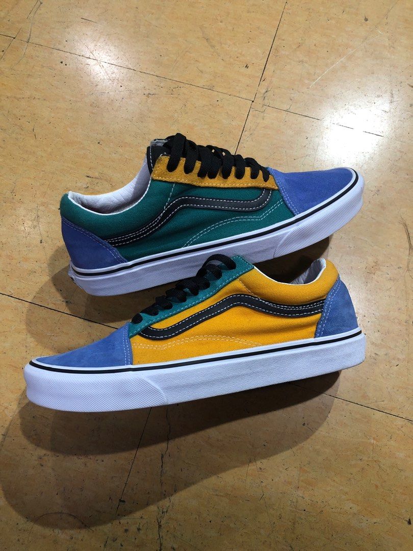Vans Oldskool Multicolor Suede Canvas Skate Shoes 27.5 cm Men s