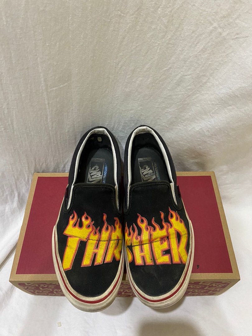 Vans slip on thrasher best sale