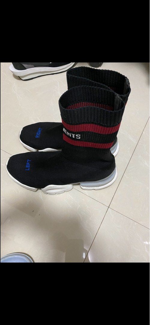 Vetements sock trainers Carousell